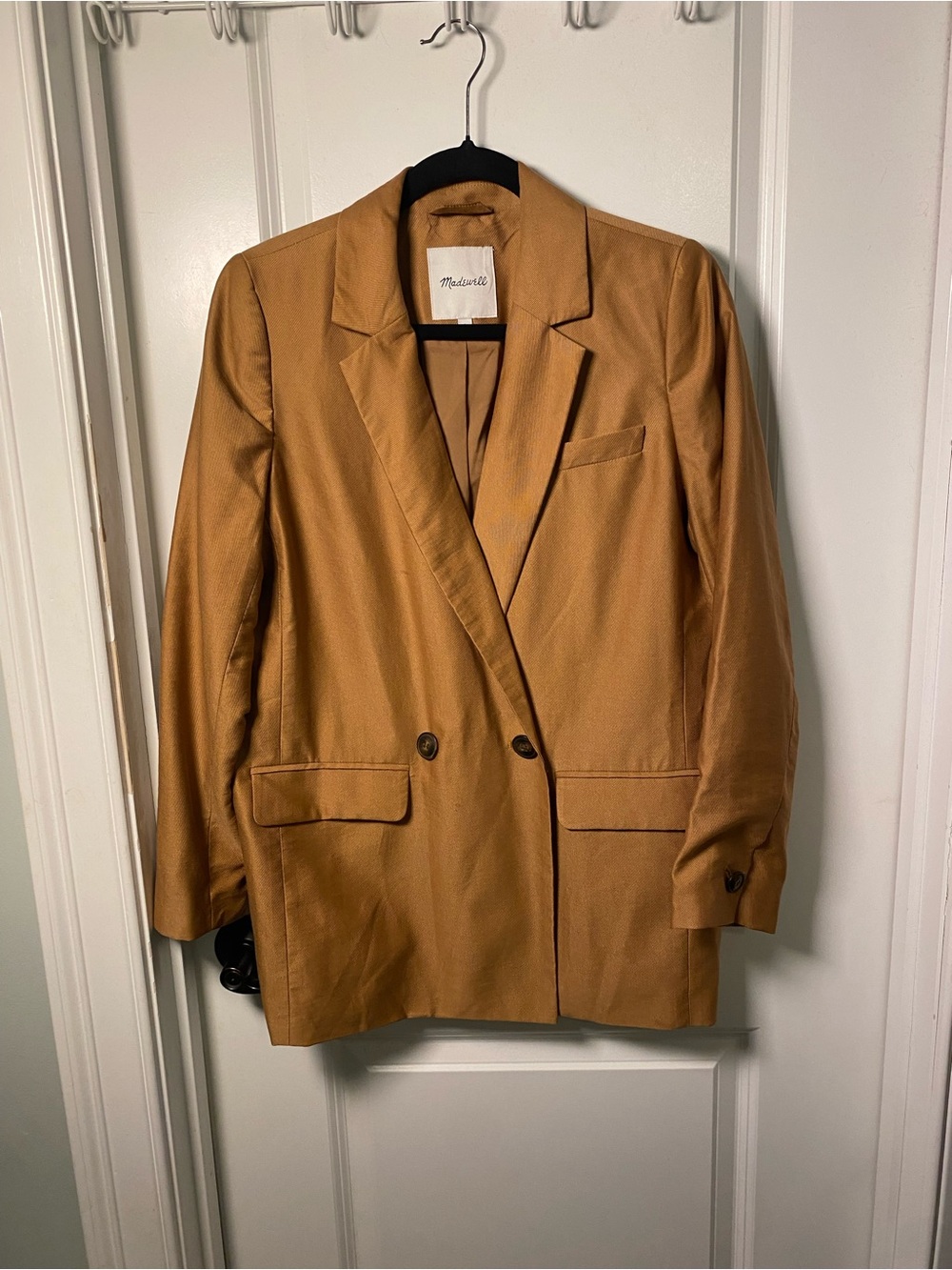 Madewell Double Breasted Lightweight Blazer